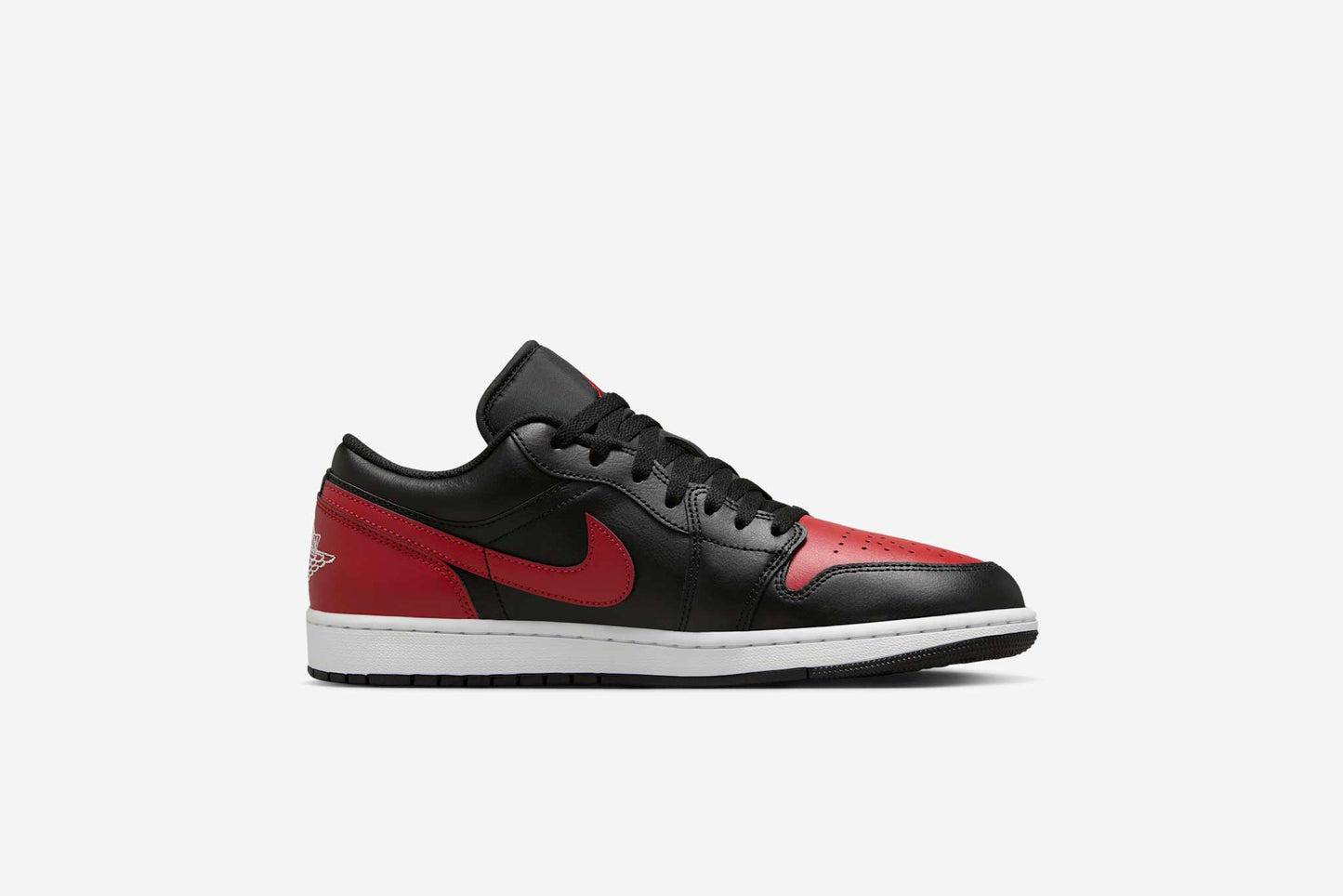 Air Jordan "1 Low" M - Black / Varsity Red