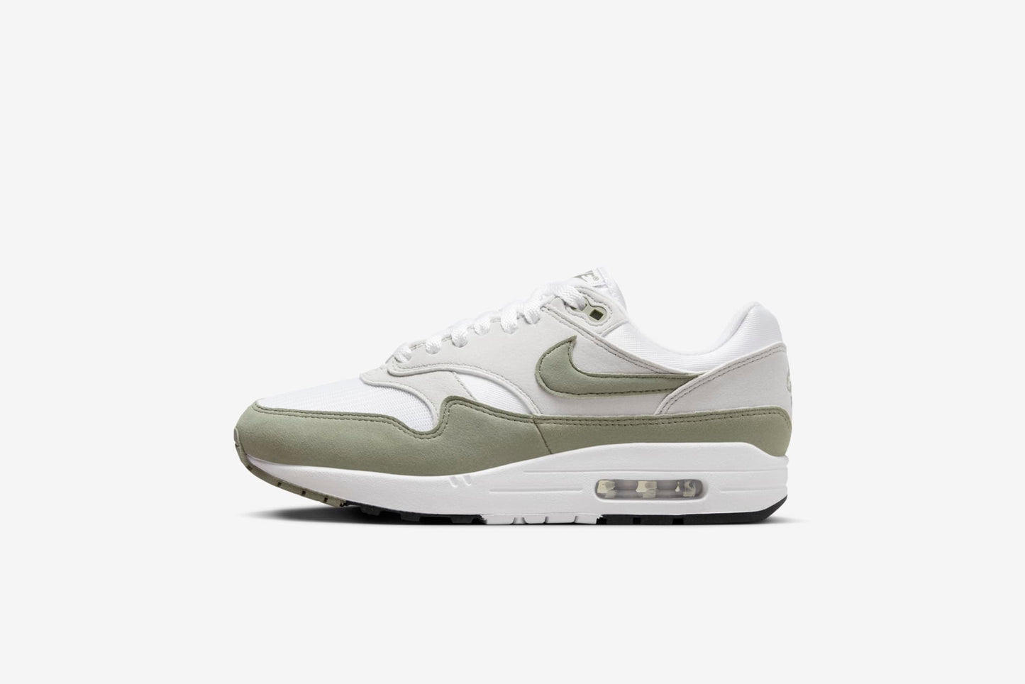 Nike "Air Max 1 " W - White / Light Army-Neutral Grey