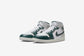 Air Jordan "1 Mid SE" M - White / Oxidized Green / Sail