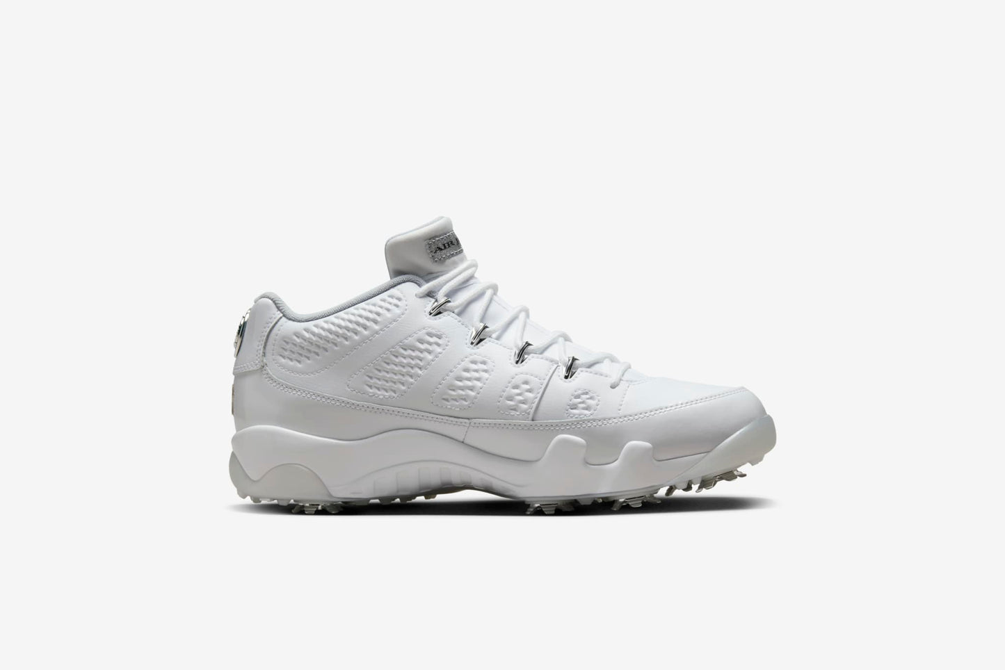 Air Jordan "Retro 9 Low G QS" M - White / Metallic Silver (Tour Championship)