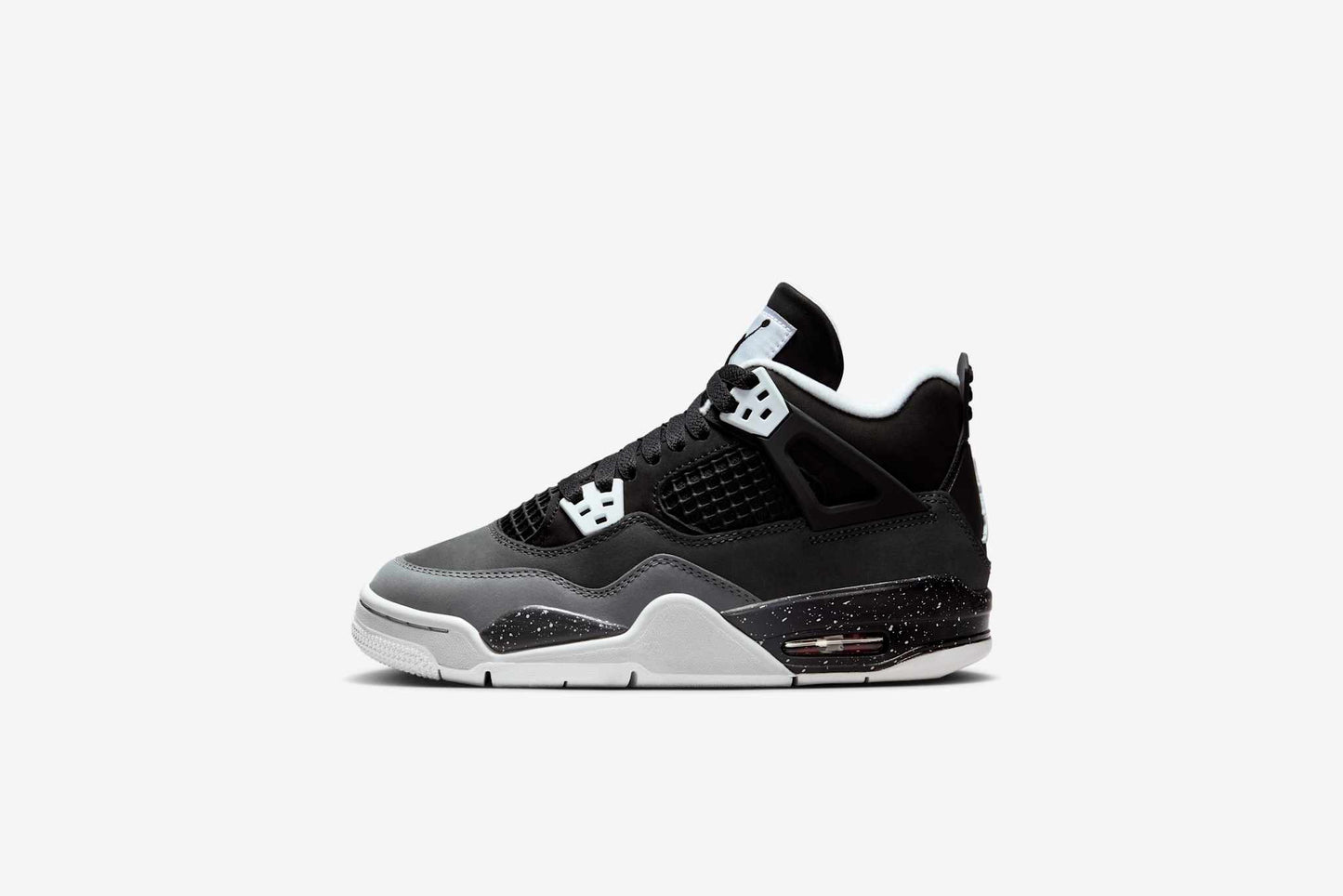 Air Jordan "4 Retro" GS - Black / White / Anthracite (Fear)