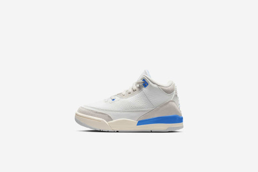 Air Jordan "3 Retro" PS - Summit White / Hydrogen Blue