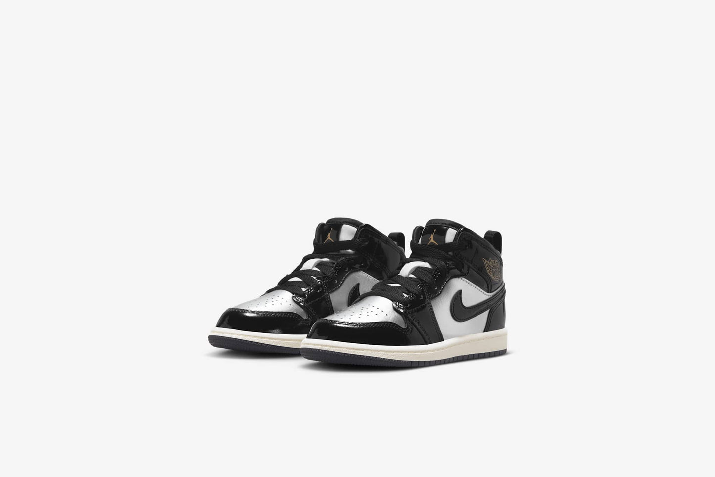 Air Jordan "1 Mid SE" PS - Black / Metallic Gold