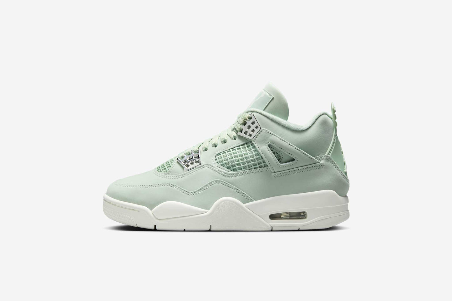 Air Jordan "Retro 4" W - Seafoam / Sail / Metallic Silver (Abundance)