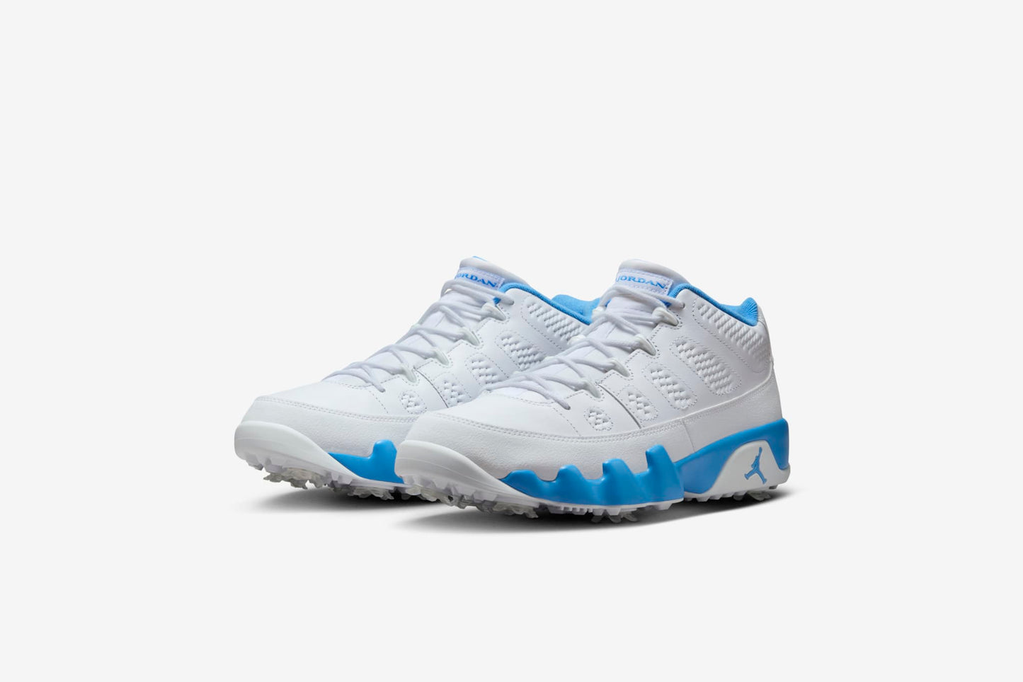 Air Jordan "Retro 9 Low Golf" M - White / University Blue