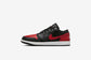 Air Jordan "1 Low" M - Black / Varsity Red