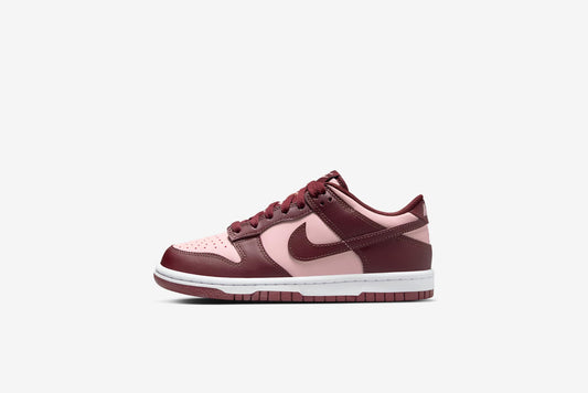 Nike "Dunk Low" GS - Dark Team Red / Echo Pink