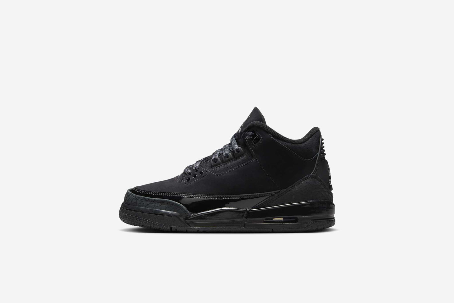 Air Jordan "3 Retro" GS - Black / Dark Charcoal