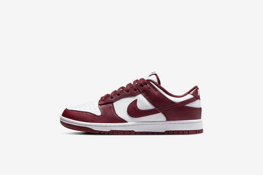 Nike "Dunk Low Retro" M - White / Redwood / Gym Red