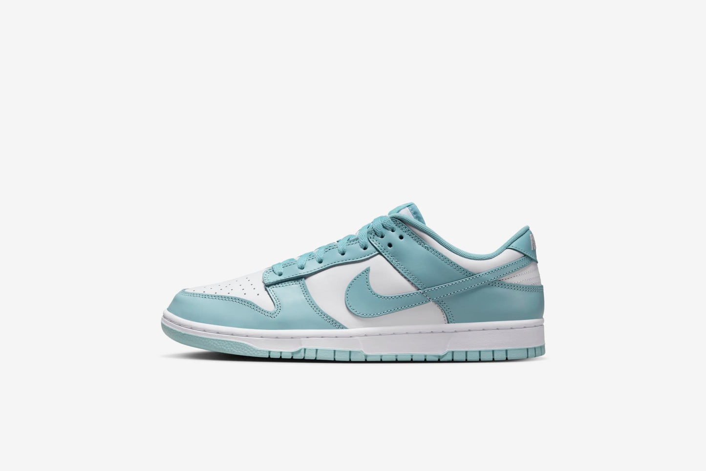 Nike "Dunk Low Retro" M - White / Denim Turquoise