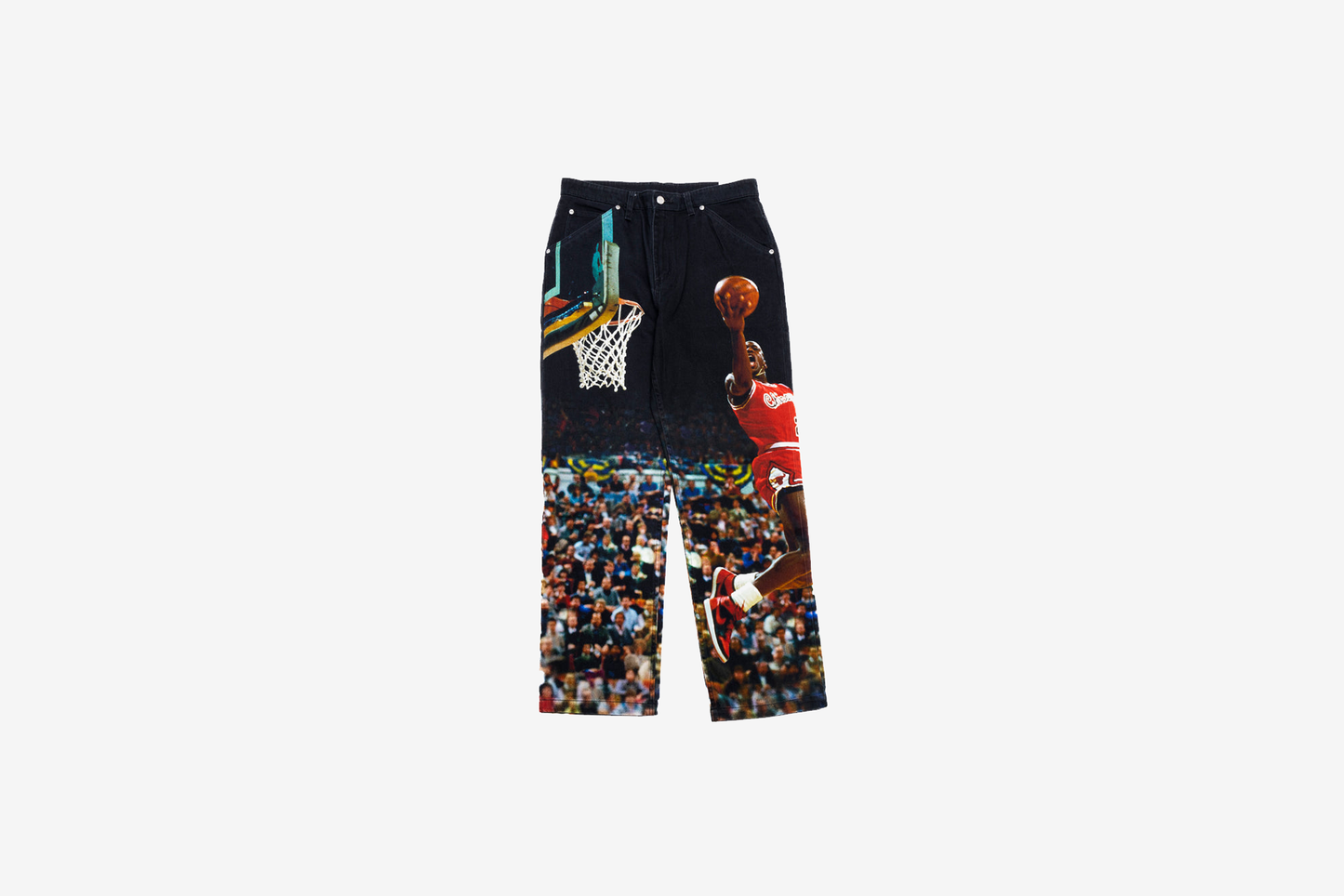 Jordan "Printed Twill Pant" M - Black