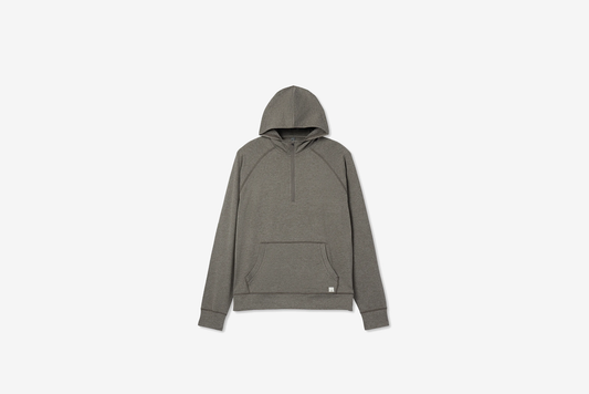 Vuori "Ponto Perfor 1/2 Zip Hoodie" M - Warm Grey Heather