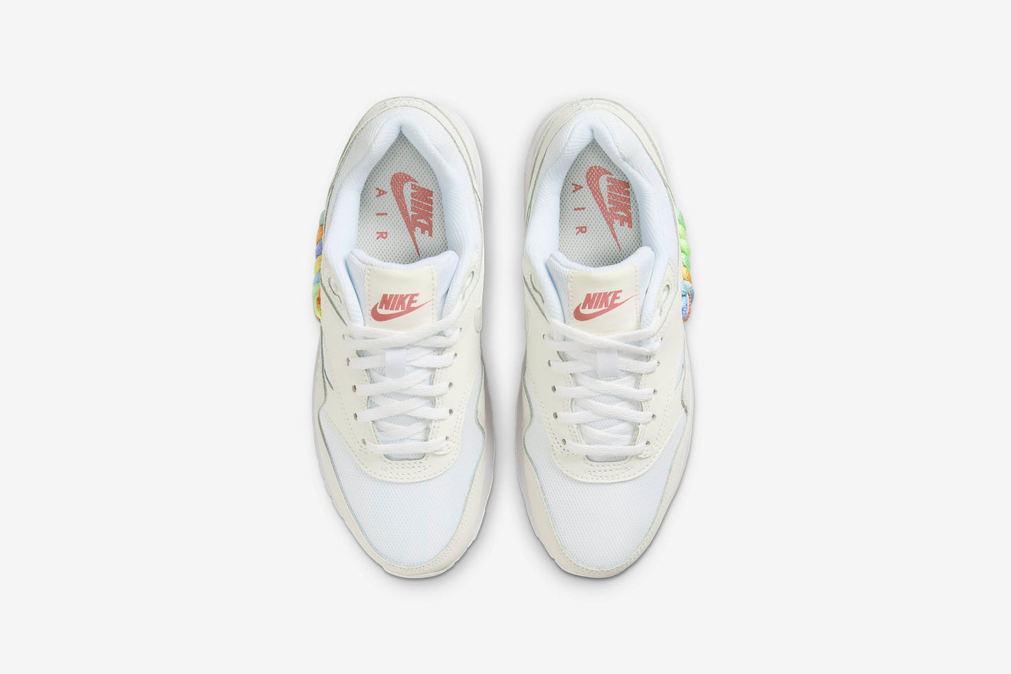 Nike "Air Max 1 SE" GS - White / Multi-Color / Summit White