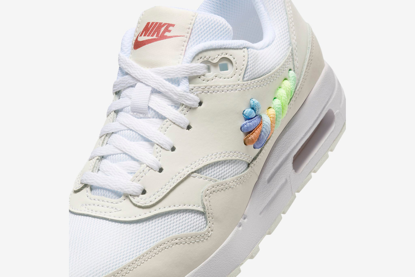 Nike "Air Max 1 SE" GS - White / Multi-Color / Summit White