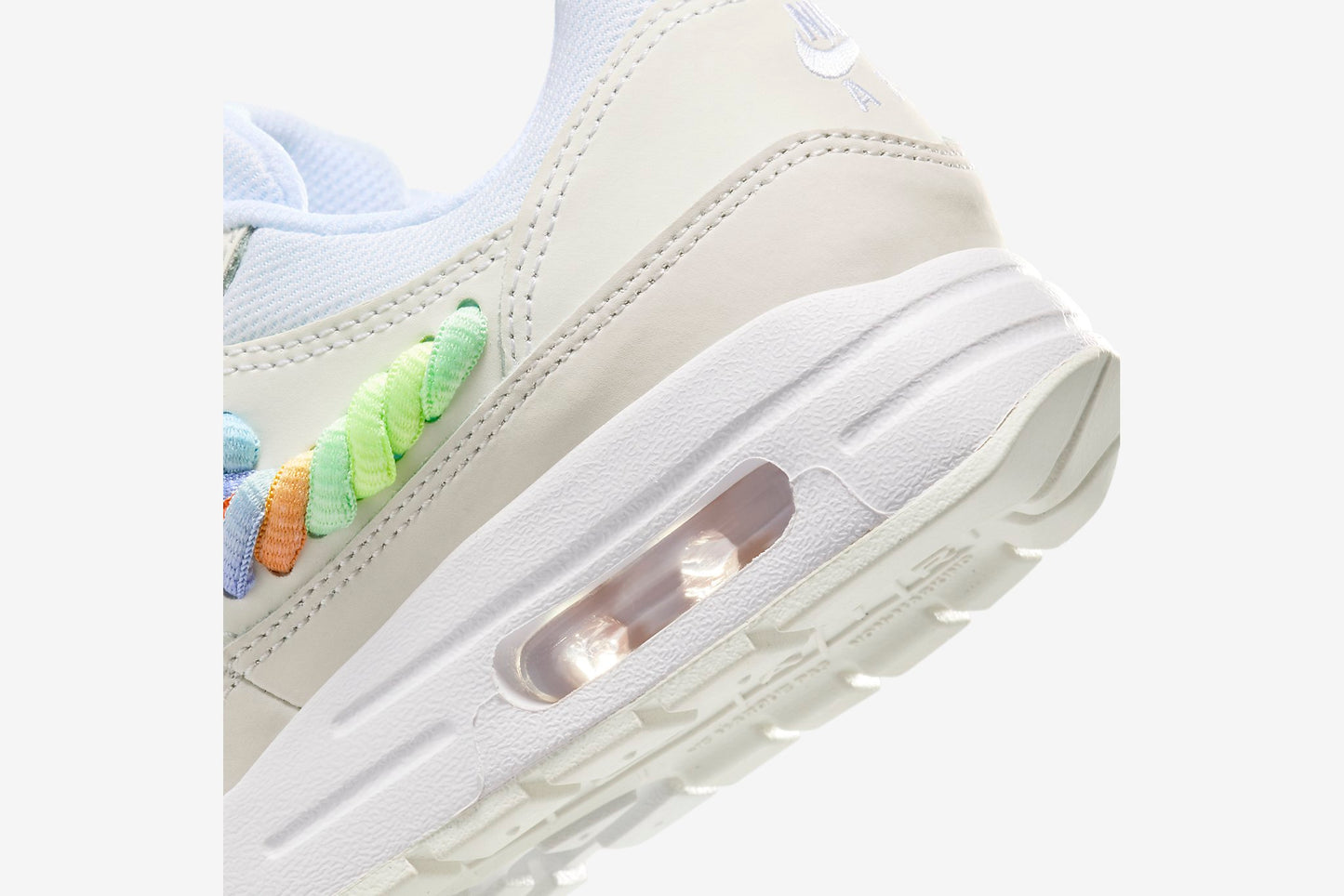 Nike "Air Max 1 SE" GS - White / Multi-Color / Summit White