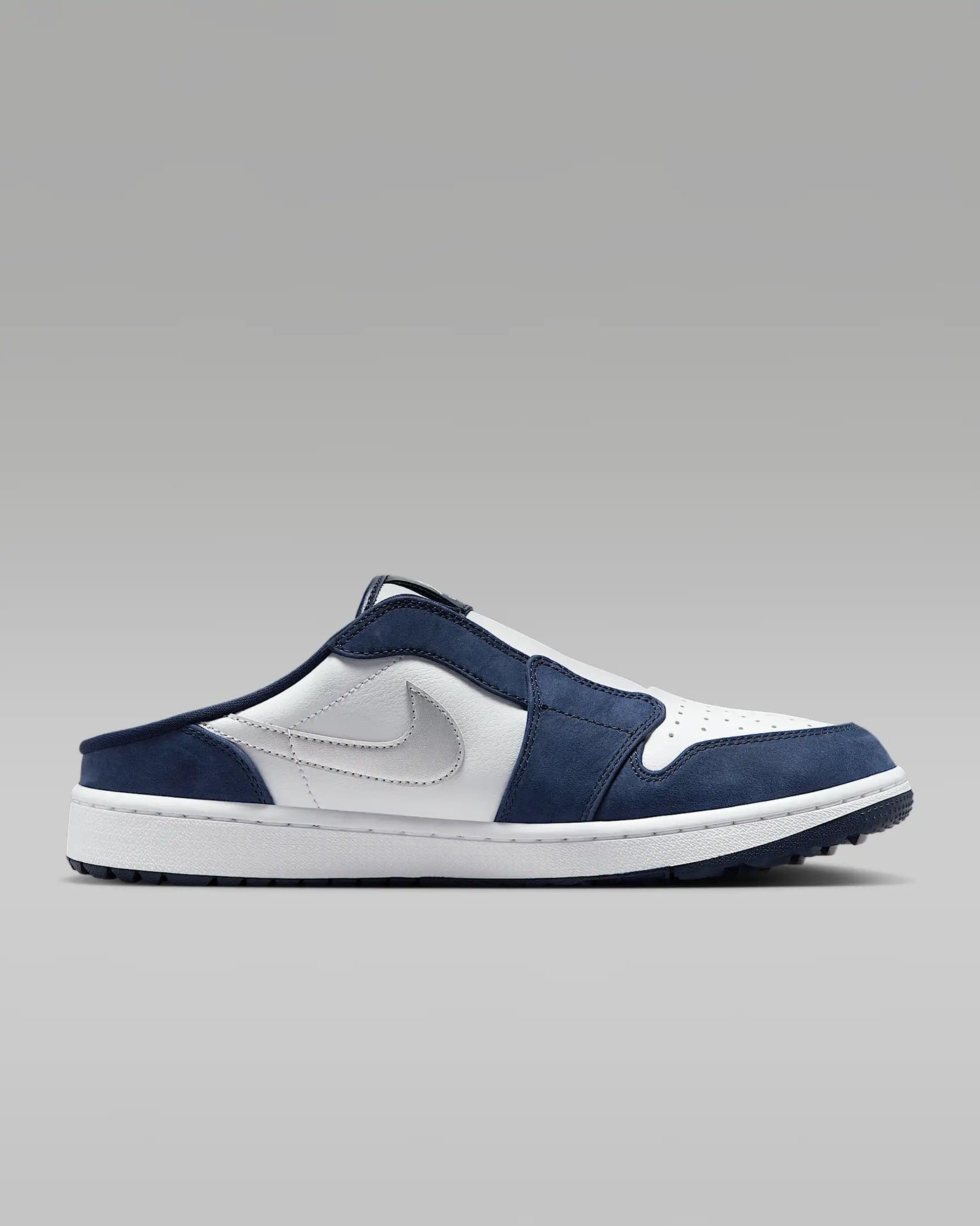 Air Jordan "Mule Golf" M - Navy / White / Metallic Silver