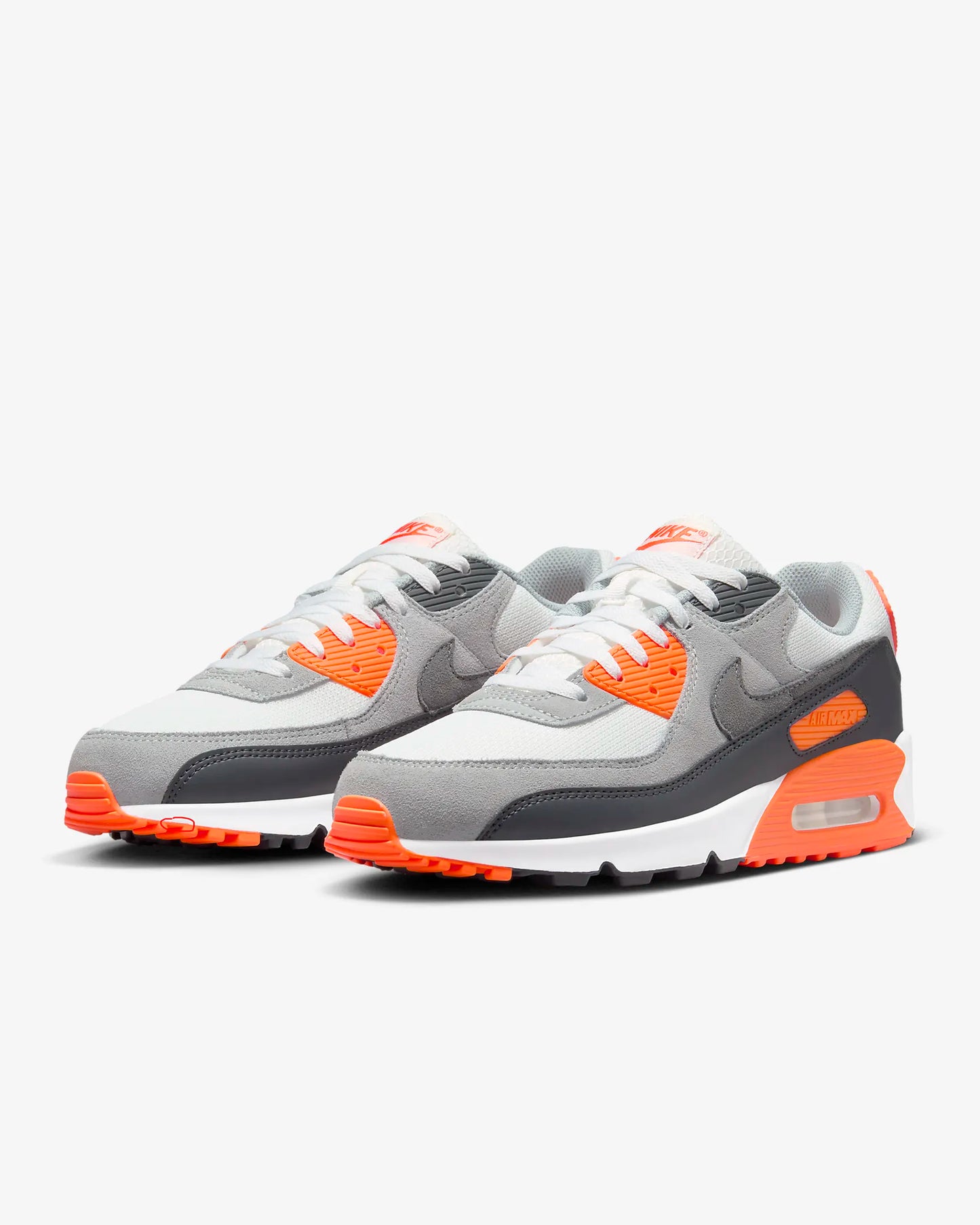 Nike "Air Max 90" M - Summit White / Smoke Grey / Safety Orange