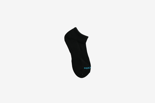 Manor "Ankle Sock" -  Black / Blue