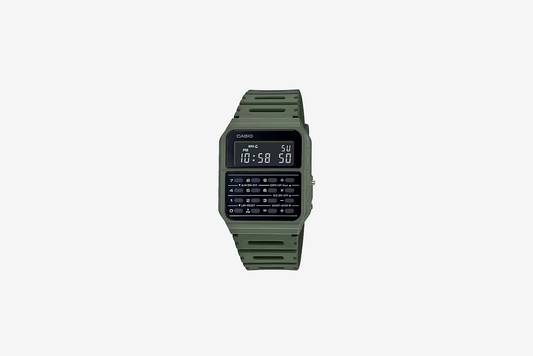 Casio "CA53WF-3B" Data Bank Watch - Green