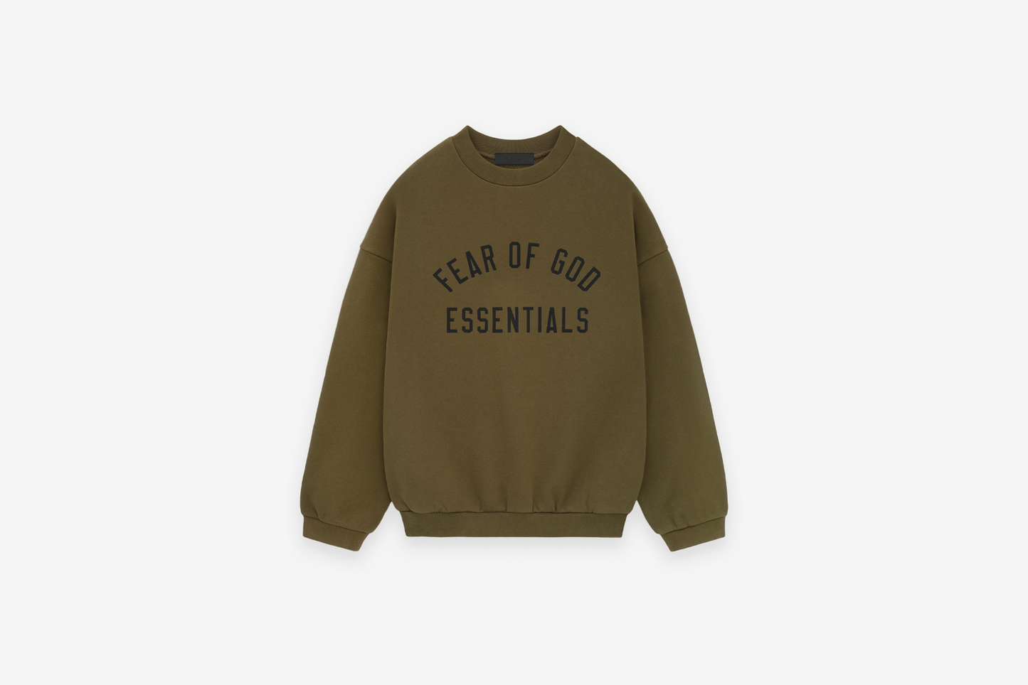 Fear of God Essentials "Fleece Crewneck" M - Olive