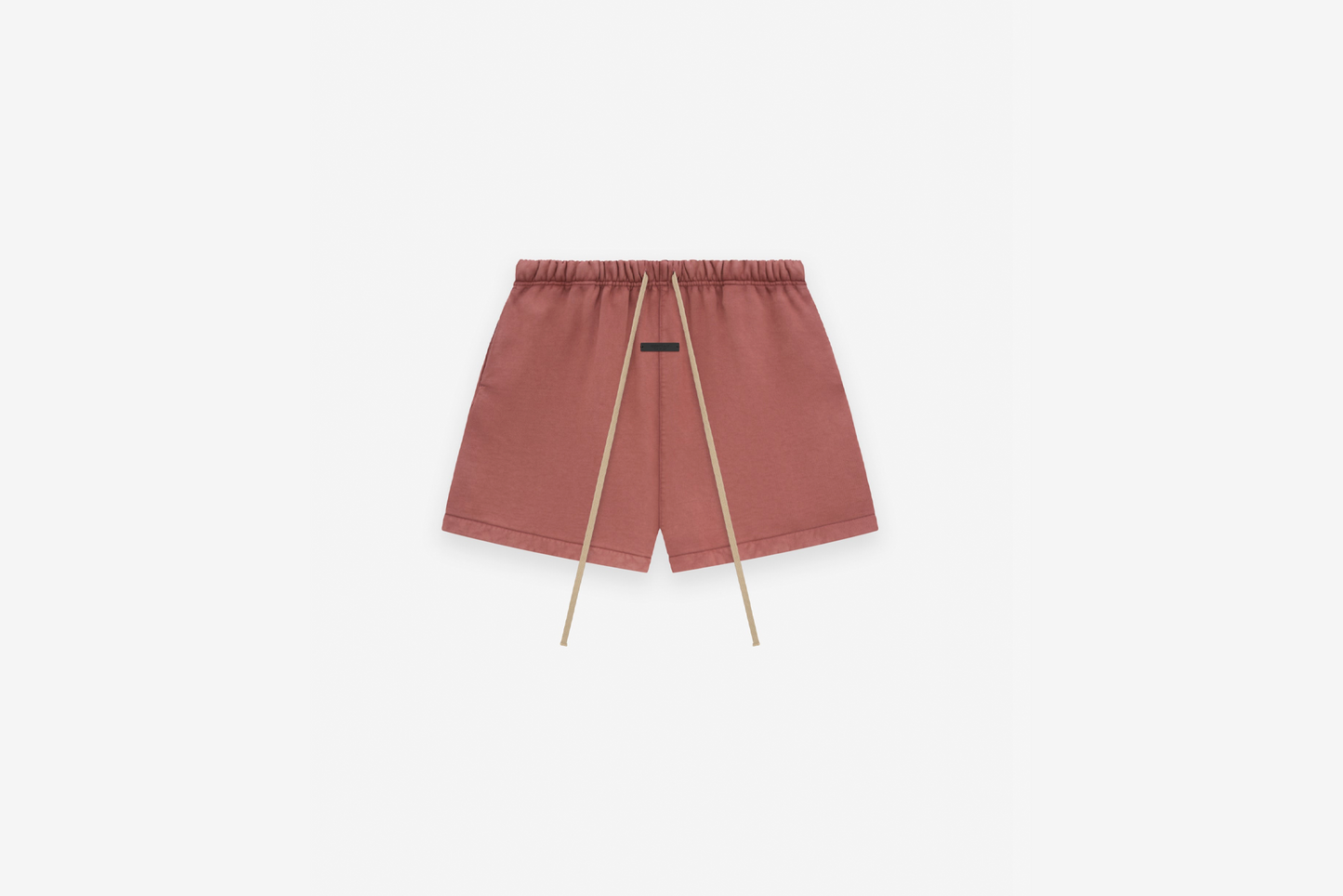 Fear of God Essentials "Heavy Fleece Soccer Short" M - Crimson