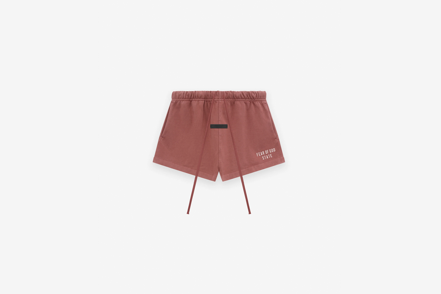 Fear of God Essentials "Heavy Jersey Running Short" W - Crimson