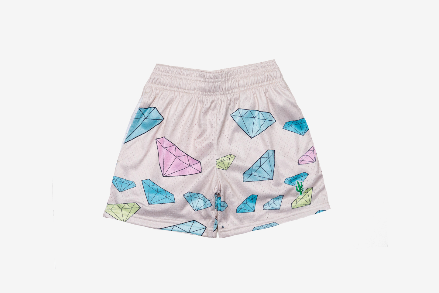 Manor "Diamonds Mesh Short" K - Tan / Multicolor Diamond