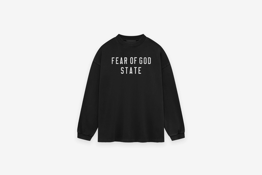 Fear of God Essentials "Heavy Longsleeve Tee" M - Black