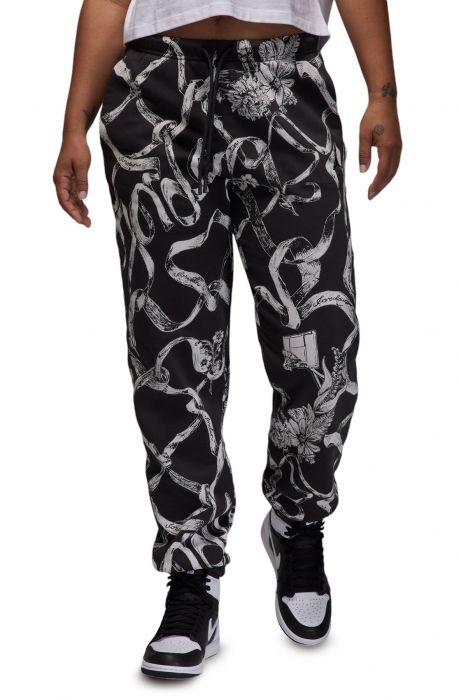 Jordan "Brooklyn Fleece Printed Pants" W - Off Noir / Black