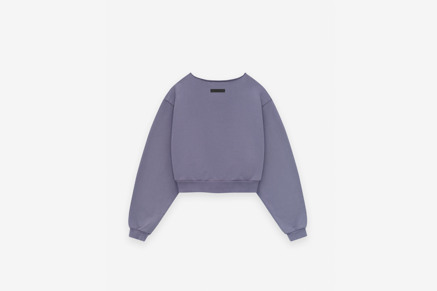 Fear of God Essentials "Heavy Fleece Cropped Crewneck" W - Lavender