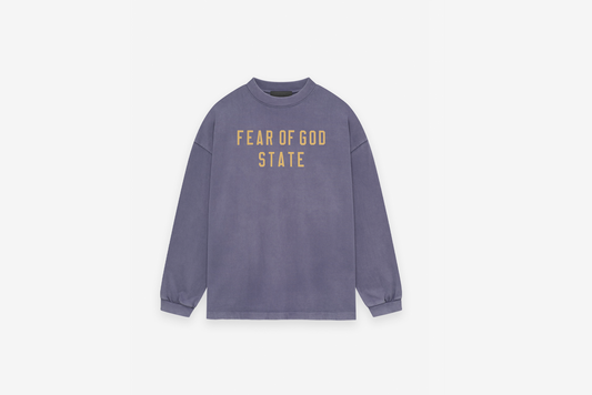 Fear of God Essentials "Heavy Longsleeve Tee" M - Lavender