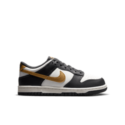 Nike "Dunk Low" GS - Summit White / Metallic Gold