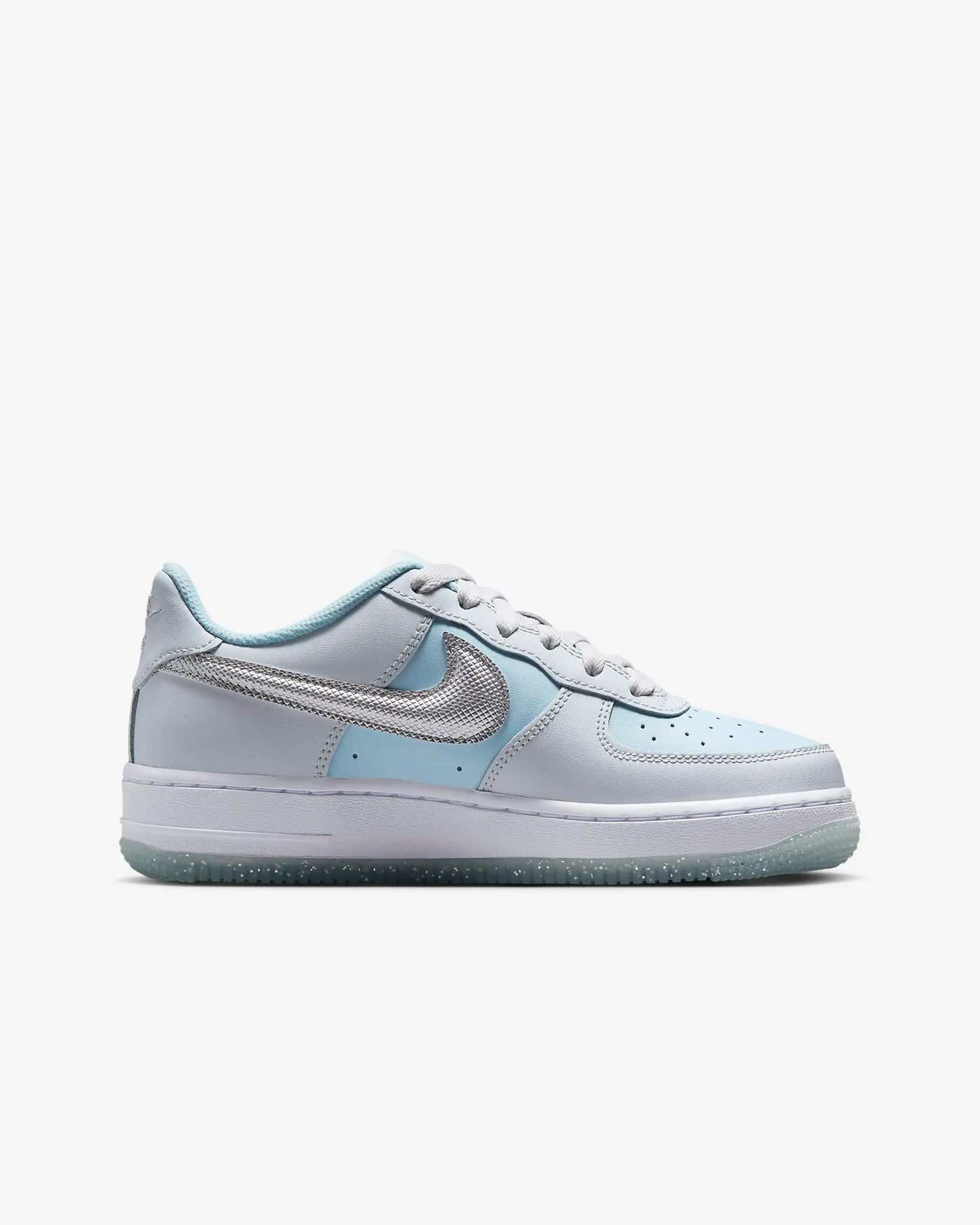 Nike "Air Force 1" GS - Pure Platinum / Metallic Silver