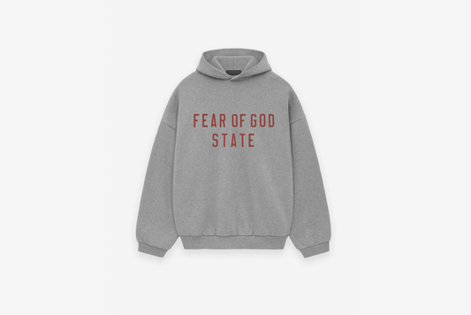 Fear of God Essentials "Fleece Hoodie" M - Dark Heather