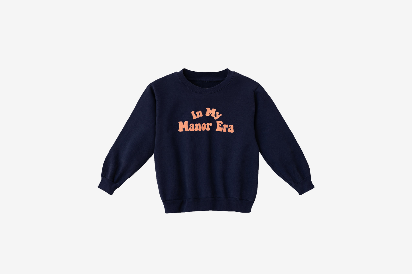 Manor "'In My Manor Era Crewneck" K - Navy