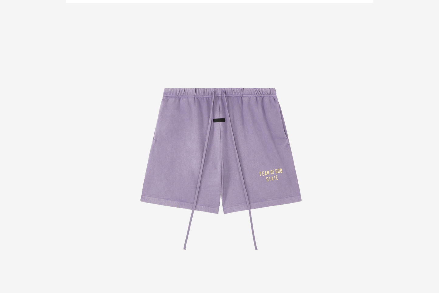 Fear of God Essentials "Heavy Jersey Soccer Short" M - Lavender