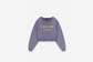 Fear of God Essentials "Heavy Fleece Cropped Crewneck" W - Lavender