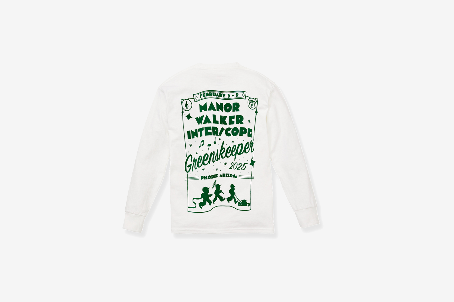 Manor X Interscope "2025 GK Roll Call Long Sleeve" M - White