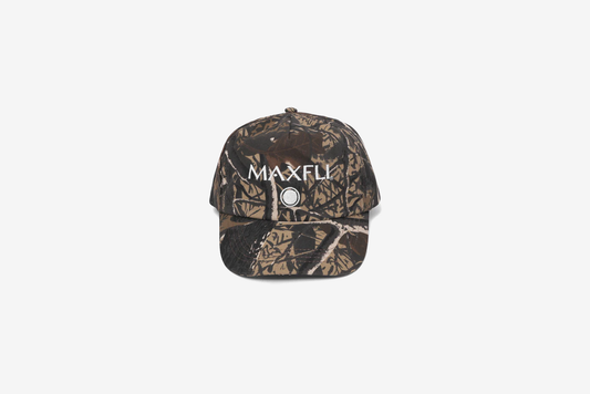 Metalwood Studio "Maxfli 5-Panel Hat" - Black / Camo