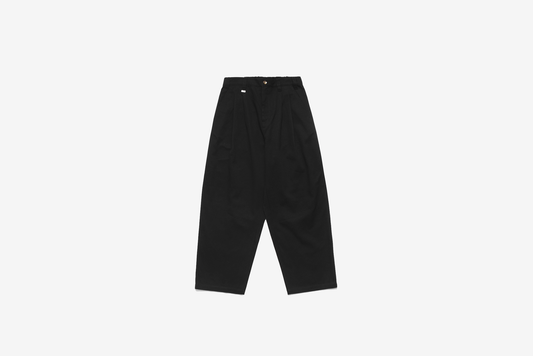 Metalwood Studio "Elastic Waist Baggy Pant"- Black