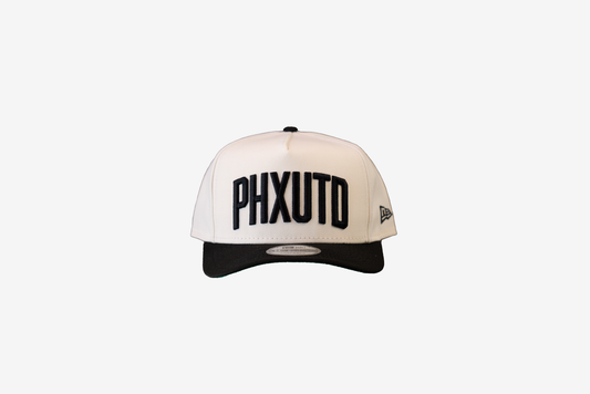 Manor x New Era "Phoenix United " 9FIFTY A-Frame Snapback - Cream / Black