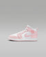 Air Jordan "1 Mid" PS - Pink Foam / White / Fire Red