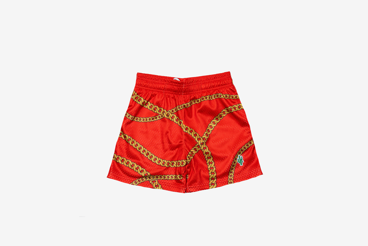 Manor "Chains Mesh Short" K - Red / Gold