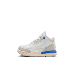 Air Jordan "3 Retro" TD - Summit White / Hydrogen Blue