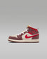 Air Jordan "1 Mid SE" PS - Coconut Milk / Varsity Red