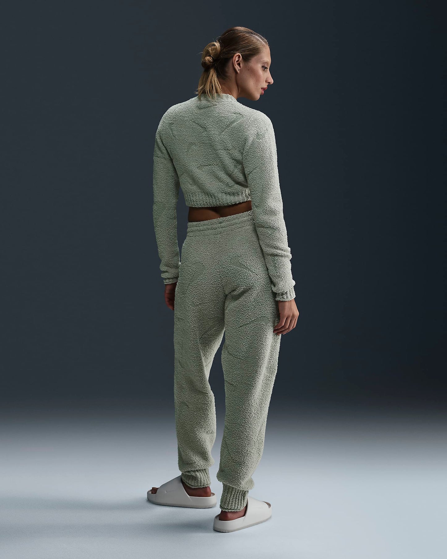 Nike "Nike Sportswear Phoenix Cozy Bouclé Tight Long Sleeve" W - Jade Horizon