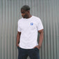 Manor "Pushing Phoenix" T-Shirt M - White / Blue