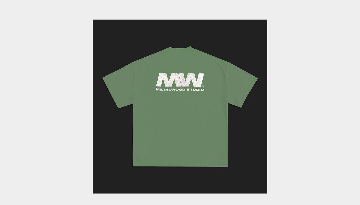 Metalwood Studio "Wasteman T-Shirt" M - Lime