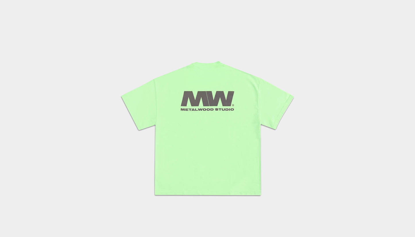 Metalwood Studio "Wasteman T-Shirt" M - Lime